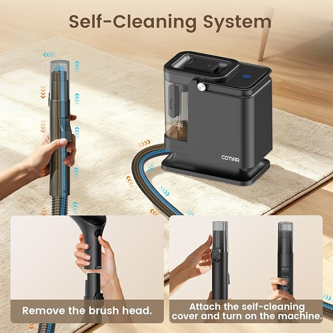 Portable Spot Carpet Cleaner Machine, Handheld Upholstery Deep Cleaner, for Household Couch Mattress Fabric Stain Removal Indoor Spot Cleaning Device