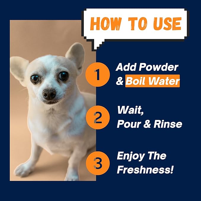 Orange Monster Simple Powder Glass Cleaner, No Scrubbing Soak & Rinse Formula, Removes Tough Resin, Residue & Buildup, 1 lb Jar Bulk Size, Works on Glass, Metal & Ceramic Surfaces, Citrus Scent