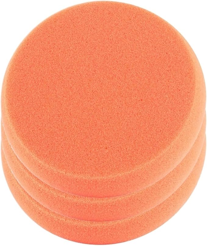 Car Wash Wax Polish Pad Polishing Sponge Cleaning Cloth Microfiber Applicator，Compatible for Auto Polisher Waxing(Spong-3pcs)