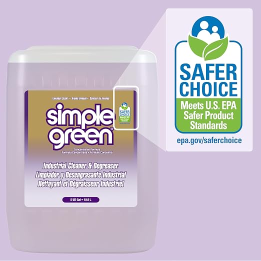 Simple Green Industrial Cleaner and Degreaser Lavender Scent 5 Gallon
