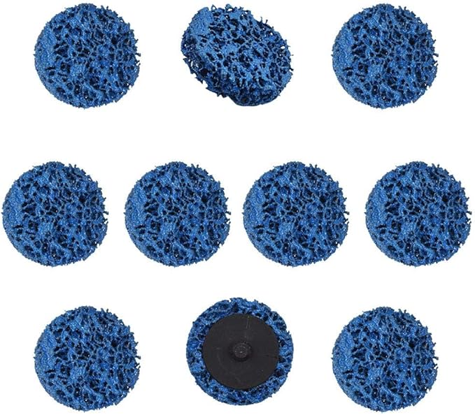 findmall 10 Pack 2 Inch Quick Change Easy Strip Discs Rust Cleaning Wheel Paint Stripping Disc for Strips Paint Rust Cleaning