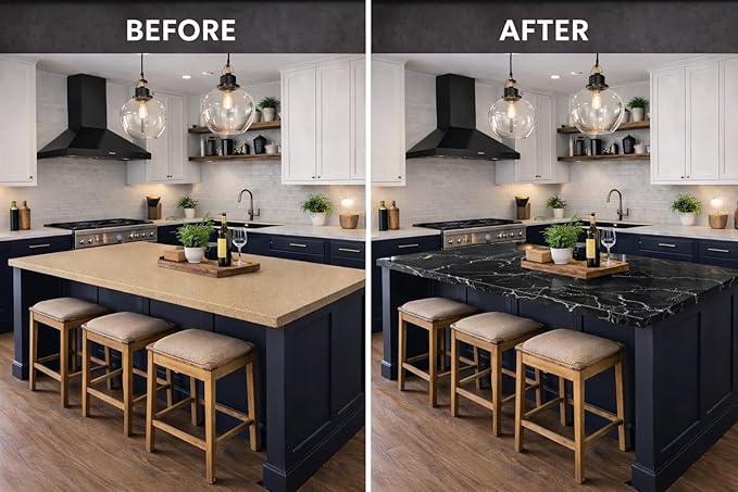 Giani Marble Easy Epoxy Countertop Paint Kit (Belgotta Black)