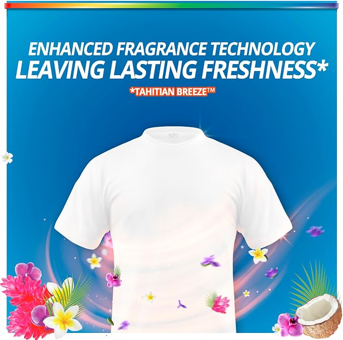 Purex Liquid Laundry Detergent, Tahitian Breeze, 150 oz (100 loads)