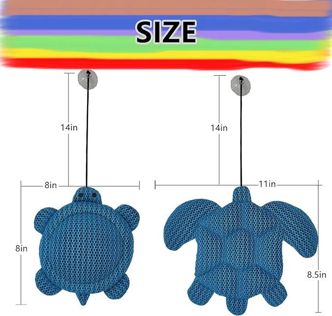 Turtle Filter Hot Tub Scum Absorber 2 Pack Reusable Sponge for Hot Tub Cleaner, Washable Oil Absorber for Hot Tub Accessories, Compatible with Coleman/Intex/SaluSpa Inflatable Hot Tubs