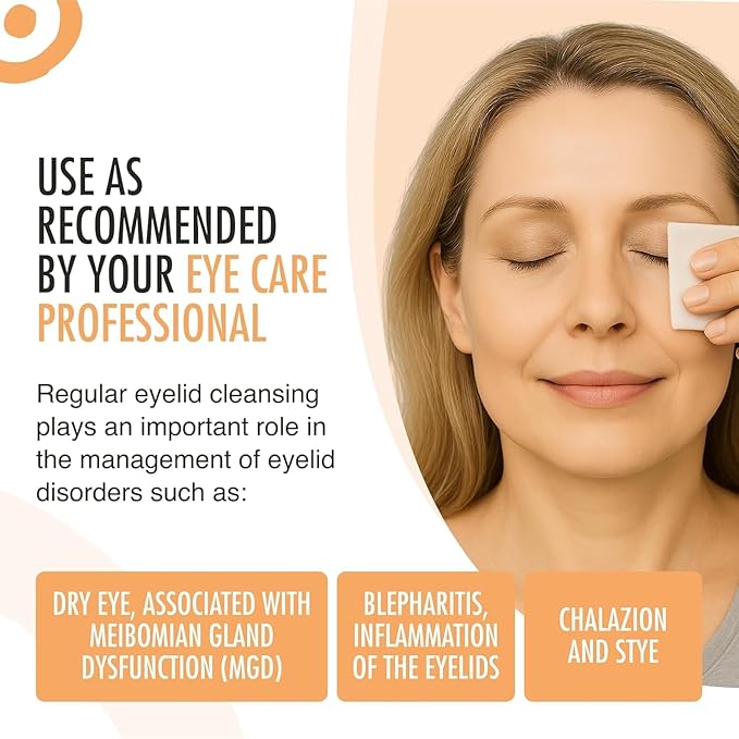 Blephaclean 60 Sterile Eyelid Wipes For Blepharitis Freepost
