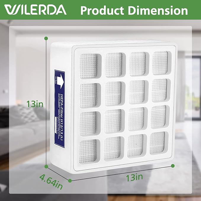 For IQAir Replacement Filter Compatible With IQAir Filter HyperHEPAH Replacement HeathPro Series Stage 3 F1 H13 True HEPA