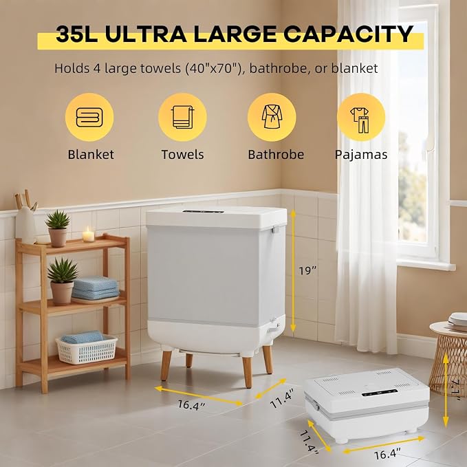 Foldable Towel Drying Barrel, High-Temperature Silver Paste Cloth, with Supporting Feet