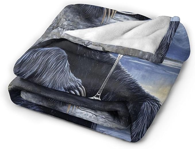 Tijuboni Bear Cabin Throw Blanket Bear Gifts for Girls Boys Women Men Kids Adults Soft Flannel Fleece Blanket for Couch Sofa Bed Home Decor 50"x60"