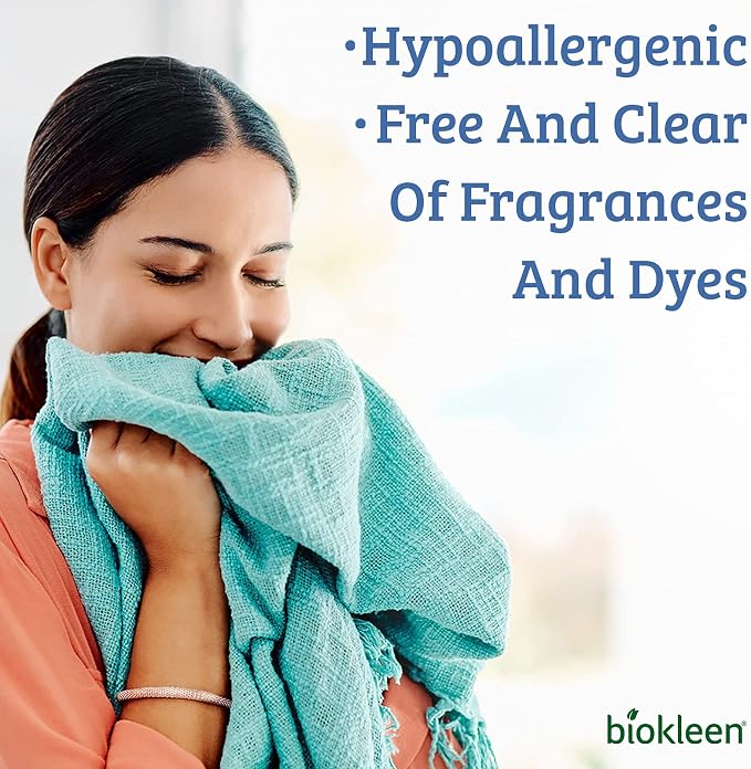 biokleen, Laundry Liquid, Free & Clear, 64 oz
