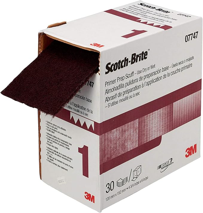 Cubitron Scotch-Brite Primer Prep Scuff 07747, 4-3/4 in x 15 ft
