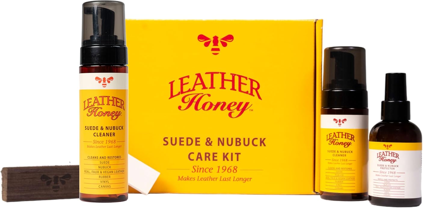 Leather Honey Suede & Nubuck Cleaner and Care Kit