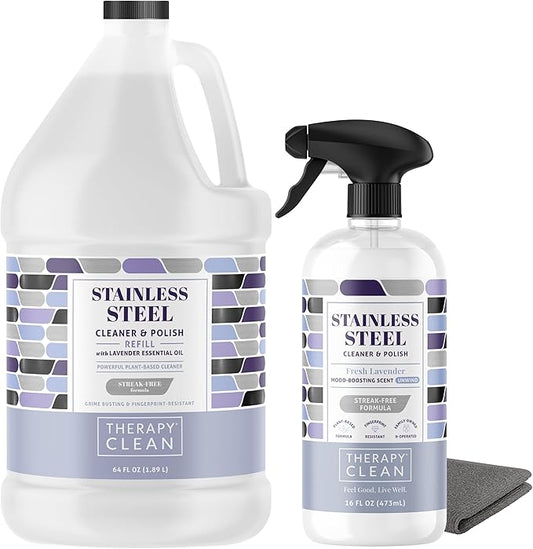 Therapy Stainless Steel Cleaner Refill Bundle
