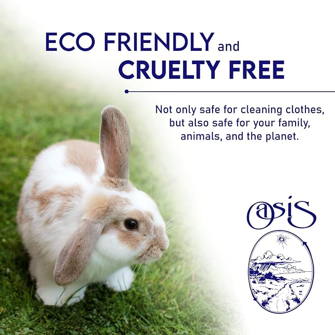 Oasis Biocompatible Laundry Detergent Liquid - Reuse Greywater for Plants - Clean, Safe, Concentrated & Effective, Grey Water Friendly, Sodium-Free, Biodegrades Into Plant Nutrients - HE 128 Loads