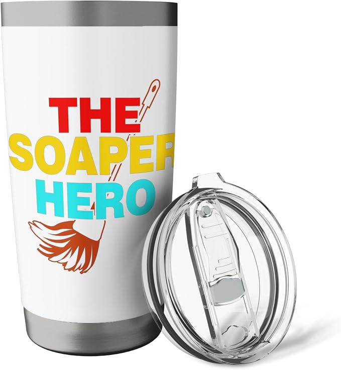 The Soaper Hero Cleaning Stainless Steel Insulated Tumbler