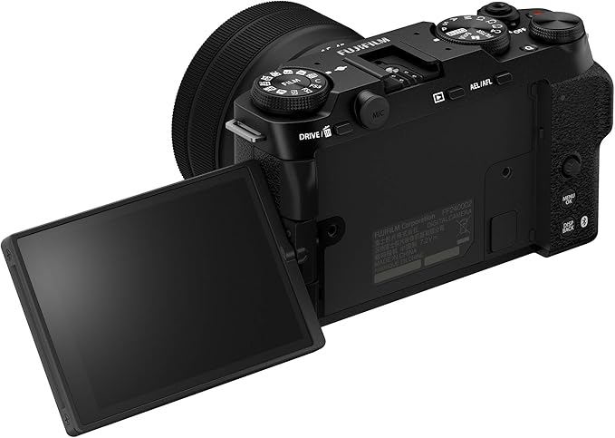 Fujifilm X-M5 Mirrorless Camera with XC 15-45mm f/3.5-5.6 Lens (Black) Bundle with Flexible Tripod, 64GB SD Card & Additional Accessories