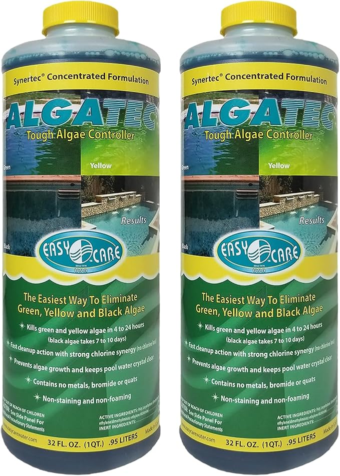 EASYCARE 10064 Algatec Super Algaecide-Clarifier, 64 Fl. Oz Bottle (32 Fl. Oz 2-Pack)