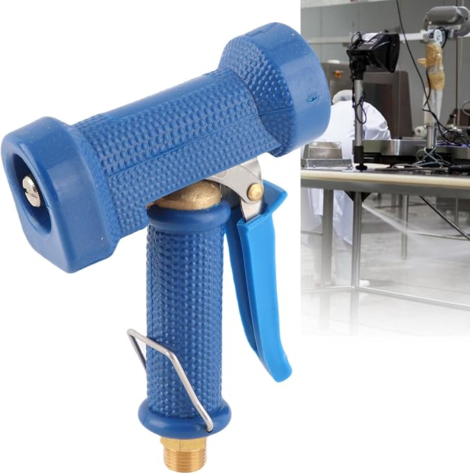 High Pressure Spray Nozzle, Kitchen Cleaning Spray Head Multifunctional Cleaning Sprayer for Hotel Restaurant Kitchen Floor Car Washing (2pcs-20mm Male Thread)