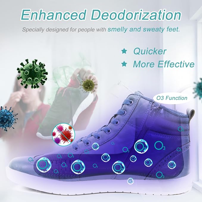 Home Care Wholesale Shoe Dryer and Deodorizer -Enhanced Deodorising, Boot Dryer with Timer Shoes Socks Heater Boots Warmer, No Noise | Durable Wire | US Plug