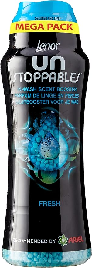 Lenor Unstoppables in-Wash Laundry Scent Booster Beads, 42 Washes (570 g), Fresh Scent