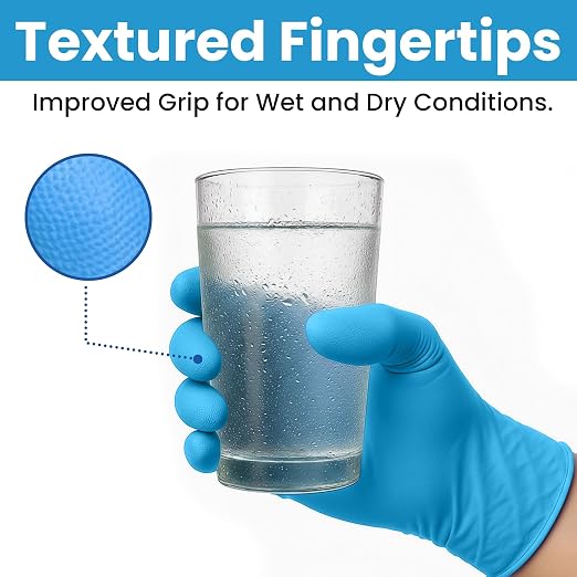 SAFEWAY USA Disposable Vinyl Medical Gloves Bulk — Non-Latex, Powder-Free, Multi-Purpose Protective Professional Gloves for Household Chores, Nursing, Hospital, Lab Work and More — (2000 pcs, Medium)