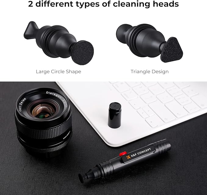 K&F Concept 20-in-1 Keyboard Cleaning Kit Laptop Cleaner with Lens Cleaning Pen, Multifunctional Electronic Device Cleaning Tool, for iPhone AirPods MacBook iPad Camera