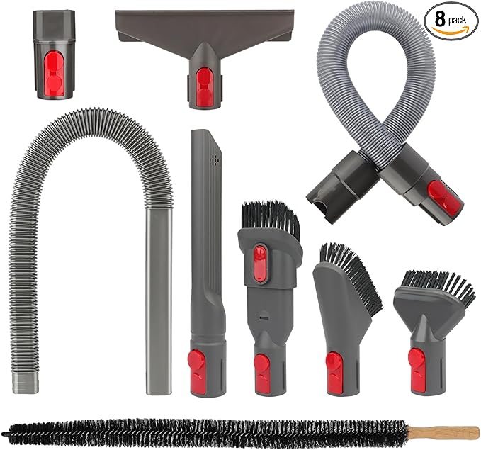 RTop Dryer Vent Cleaner Kit and Attachment Brush Bundle for Dyson Gen 5 V15 V12 V11 V10 V7 V8 Absolute Detect Cyclone Fluffy Mattress Outsize Vacuum Cleaner Accessories Kit Replacement Tools