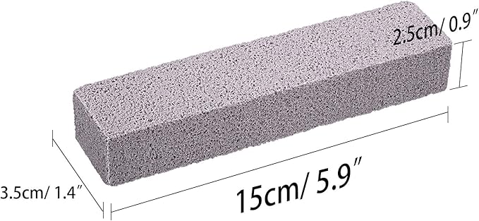 Chengu 60 Pieces Pumice Stone for Cleaning, Pumice Stone Toilet Bowl Cleaner, Pool Pumices Bulk, Scouring Stones for Cleaning Oven, Bathroom Tile, Kitchen, Hard Water Stain Remover, 5.9 x 1.4 x 0.9 in