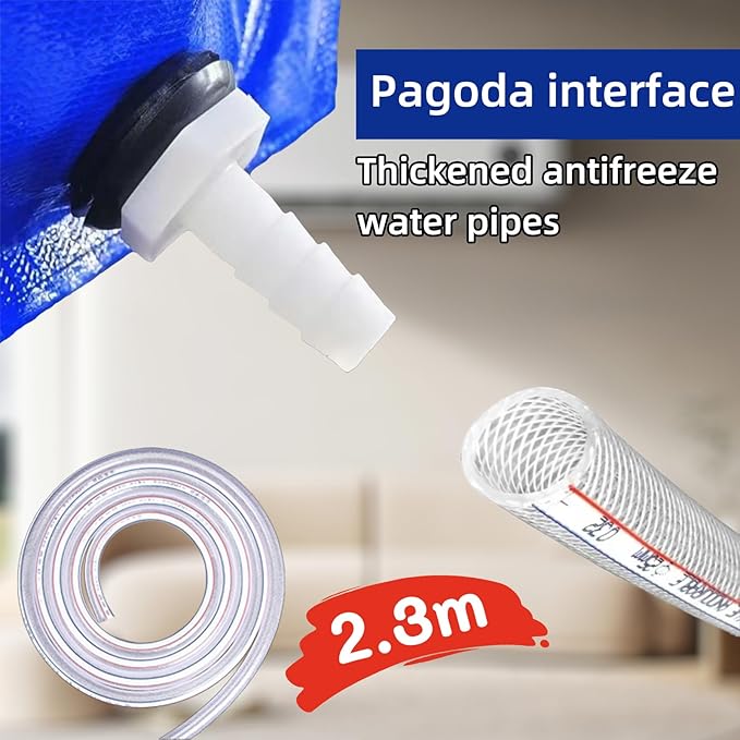 12PCS Mini Split Cleaning Kit Bag with 2L High Pressure Sprayer, Air Conditioner Cleaning Kit, Wall Mounted Air Conditioner Dust Washing Protector Kit