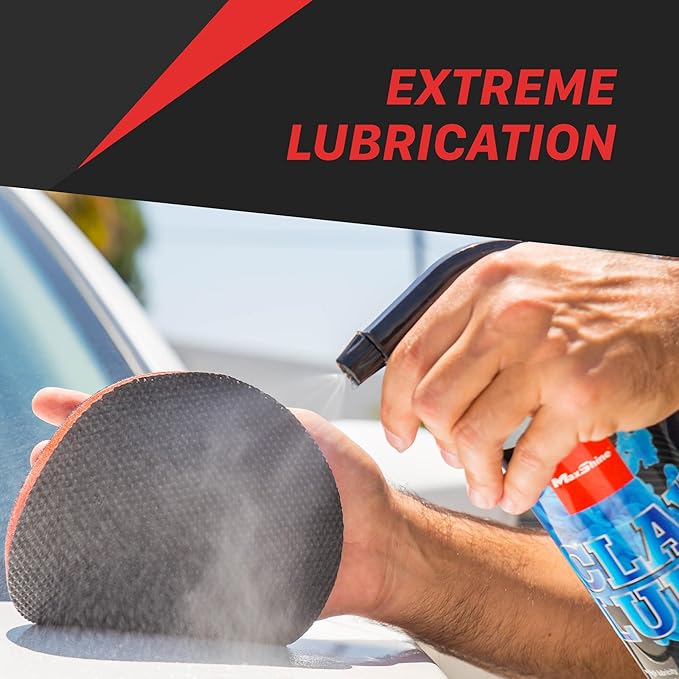 MaxShine Clay Bar & Lube Kit – 3-Pack Heavy Grade Magic Clay Bars (150g) + 16oz Clay Lube Spray – Removes Surface Contaminants & Protects Paint, Glass, Plastic, Metal – Car Detailing Clay System