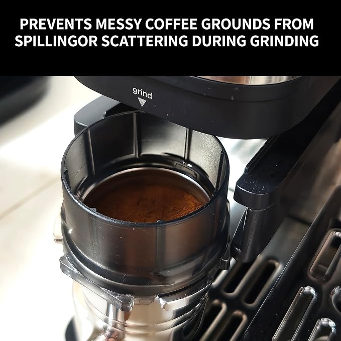 Espresso Puck Screen and Portafilter Funnel,Portafilter Holder,WDT,Magnet for Ninja Luxe Cafe Accessories,Plastic Replacement Dosing Funnel for ES501 ES601 (Pro)