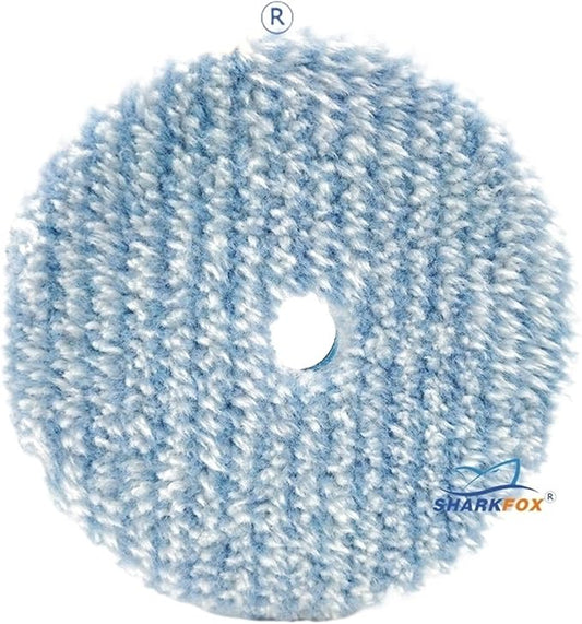 5/6"New Microfiber Cutting Wax Removal Pad Microfiber Polishing Pad Detailing Wax Applicator Pad For Waxing/Polishing ﻿(1pc,5Inch Backer)
