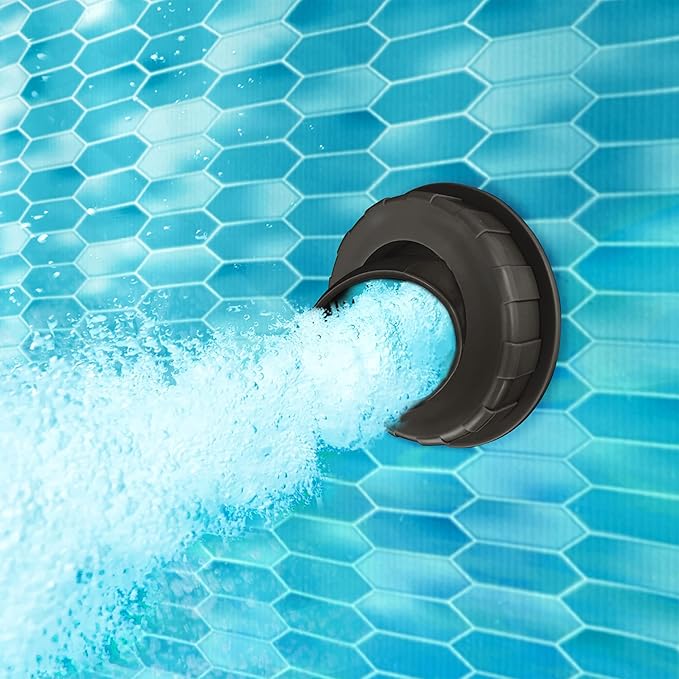 Summer Waves P53FX150K SkimmerPlus 1500 Gallon Above Ground Framed Swimming Pool Water Cleaning Filter Pump System, Black