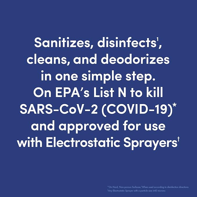 Bioesque Botanical Disinfectant Solution, Heavy Duty Broad-Spectrum Disinfectant, Kills 99.9% of Bacteria, Viruses*, Fungi, & Molds, 1 Gallon (Pack of 4)