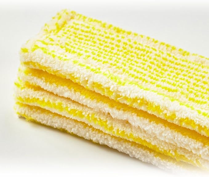 Quick Dry Polishing Cloths for WV2 WV5 Window Vacuum Cleaners Thickened Washable Fabric Replacement Pad Microfiber Cleaning Rags (6pcs)