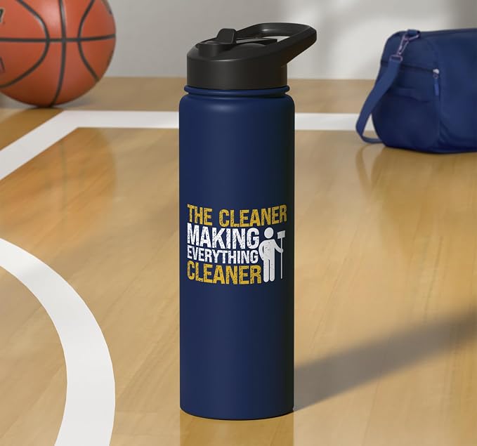 The Cleaner making everything Cleaner Cleaning Stainless Steel Insulated Water Bottle