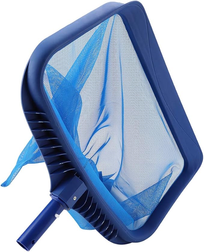 Pssopp Swimming Pool Leaf Skimmer, Fine Mesh Net Catcher Easily Removes Leaves Debris for Swimming Pool Pond Tub