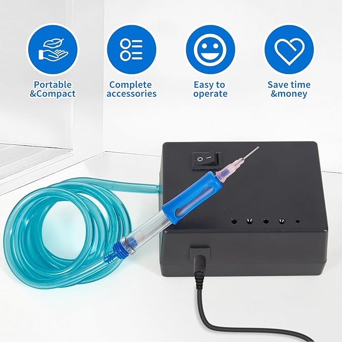 Hearing Aid Vacuum Cleaner - Consumer Hearing Aid Cleaner Kit for Cleaning Hearing Aid Inside, Filters, Tubes, Earbuds, Headphones, in-Ear Monitors