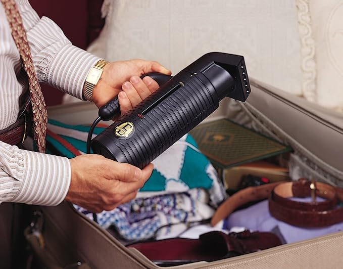 Jiffy 0601 ESTEAM Handheld Travel Steamer, Black