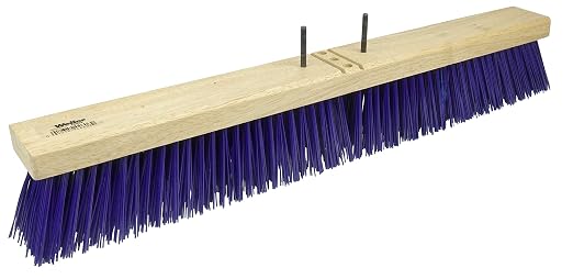 Weiler 44606 Pro-Flex 24" Block Size, Stiff Blue Polypropylene Fill, Sweep