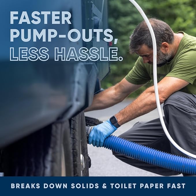 Eco Strong RV Toilet Treatment | RV Black Tank Treatment | RV Holding Tank Digestor, Odor Eliminator, and Cleaner | Perfect for Campers, RVs, Boats, 16 Treatments, Citrus