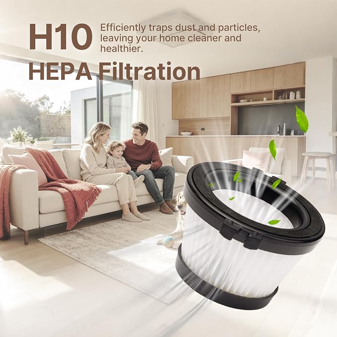 Shop-Vac S4 20V Handheld Vacuum Cordless with Brushless Motor, Rotatable Nozzle, Dual-Speed Powerful 16000 Pa Suction Portable Vacuum for Home & Pet Hair, Wall-Mounted, LED Light, Champagne Gold