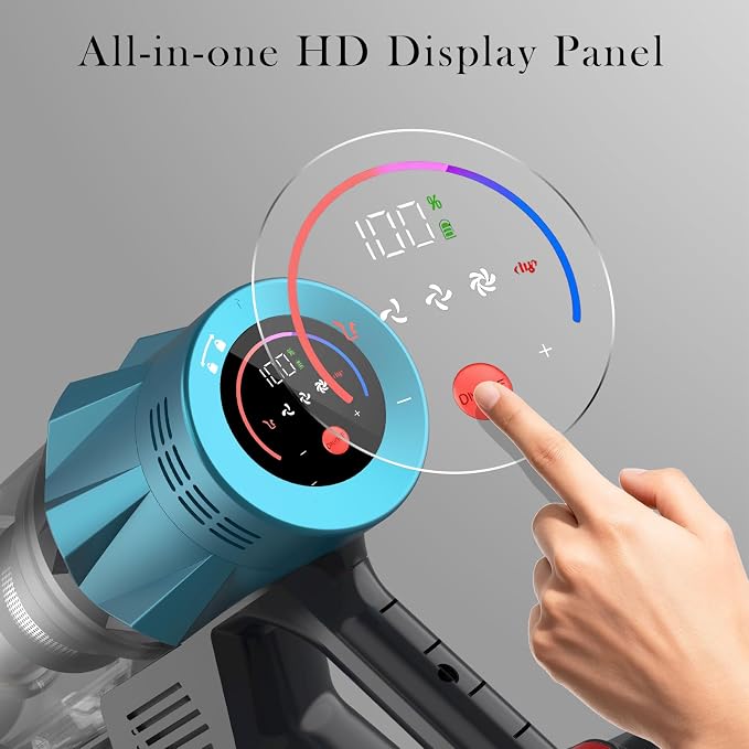 Cordless Vacuum Cleaner, Handheld Vacuum Cordless Rechargeable, Stick Vacuum Cordless for Hardwood Floors, Vacuum Cleaner Pet Hair, Upright Vacuum Cleaners, 600W 50Kpa, Portable Vacuum for Home