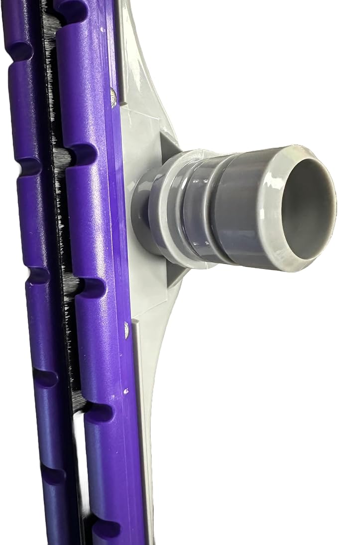 14″ EZ Glide Floor Tool Compatible with ProTeam Backpack Vacuums And Hoover C2401 — 1.5″ Nut-Coupling Wand Fit — Multi-Surface Nylon Brush Head for Hard Floor & Low-Pile Carpet — Replaces OEM 101446