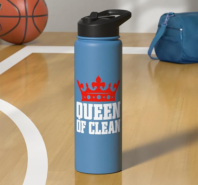 Queen of Clean Cleaning Stainless Steel Insulated Water Bottle