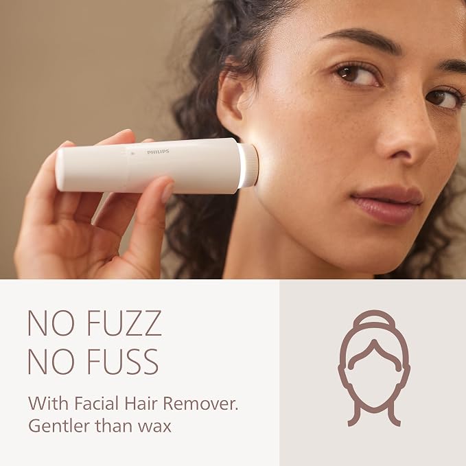 Philips Lady Shaver Series 8000 - Cordless, Wet & Dry Electric Shaver, 3-Blade Shaving System, Flexible Shaving Head, LED Light, for Face, Legs, Body & Bikini, 100 Mins. Runtime, Model BRL159/00