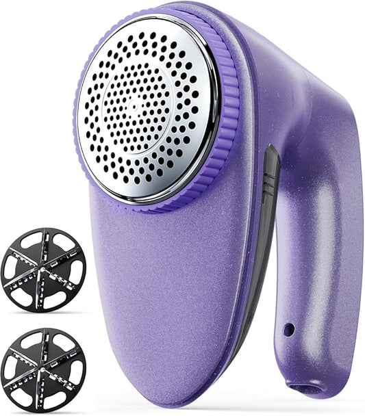 Bymore Fabric Shaver, Lint Shaver for Clothing Furniture Shaver, Sweater Defuzzer Pill Remover Shaver, Lint Remover for Clothing Fuzz-Dark Purple