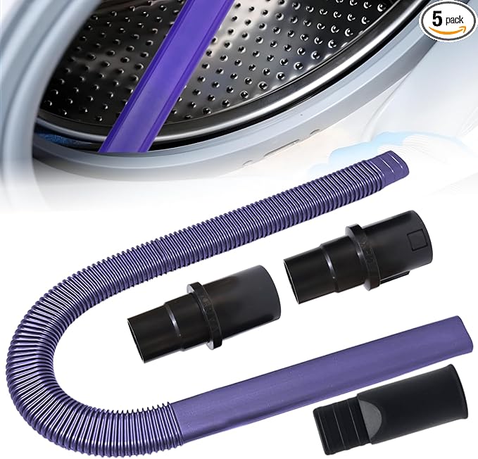Dryer Vent Cleaner Attachment for Shark Vacuums- Flexible Crevice Tool for Shark NV360 NV350 NV500 NV501 HV300 HV301 HV371 HV372 (Dryer Vent Cleaner - Flexible Crevice Tool)