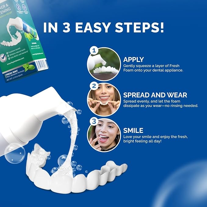 Aligner & Retainer Cleaner Fresh Foam | Retainer Cleaner Tablets for Invisalign FSA HSA Approved for Ultrasonic Cleaners 8-Month Supply | Bundle