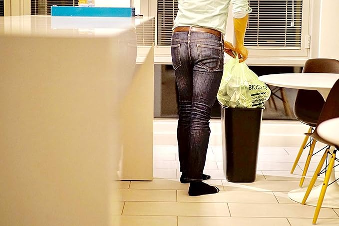 Reli. Biodegradable 13 Gallon Trash Bags | 800 Count Bulk | ASTM D6954 | Green | Eco-Friendly | Oxobiodegradable Under Certain Conditions (See Product Description)