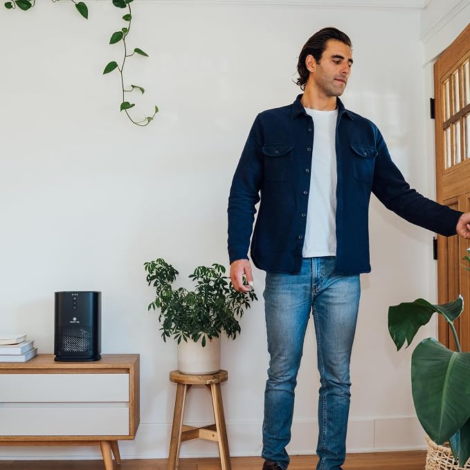 Medify MA-14 Air Purifier with True HEPA H13 Filter | 143 m² Coverage in 1hr for Allergens, Smoke, Wildfires, Dust, Odors, Pollen, Pet Dander | Quiet 99.9% Removal to 0.1 Microns | Black, 2-Pack